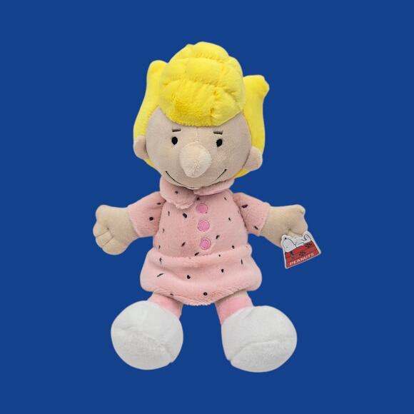 NEW Peanuts Rare 13" Sally Plush Doll Cedar Fair & 14" Charlie Brown Kohls Cares - Picture 4 of 14